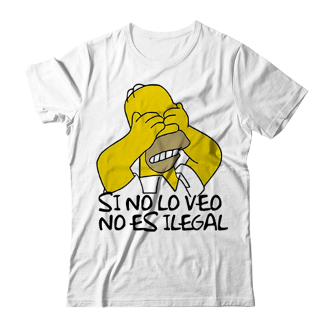 Remera Homero Simpson